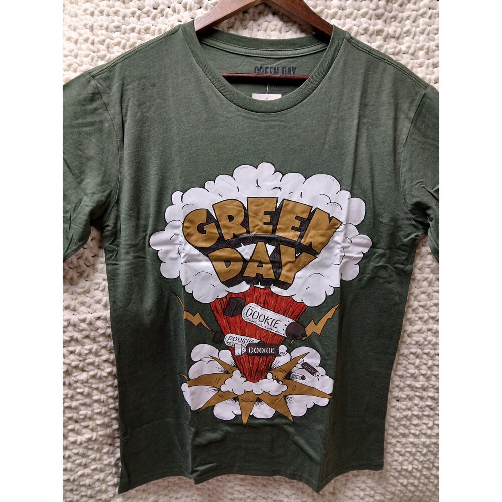 Green Day Graphic Tee - Green Size Small